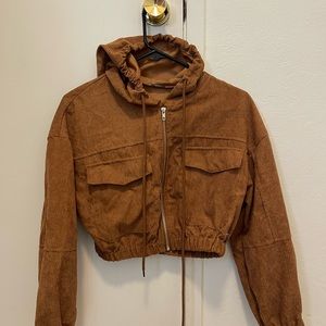 NWOT Cropped Corduroy Jacket 🐻